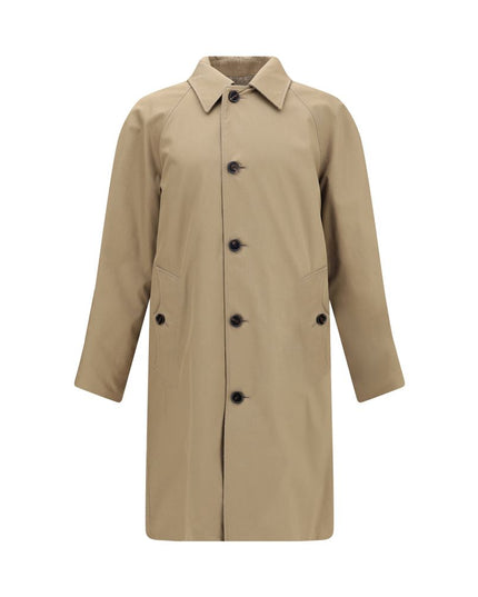 Burberry Brown Cotton Coat