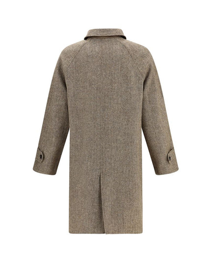 Burberry Brown Cotton Coat