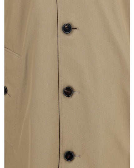 Burberry Brown Cotton Coat