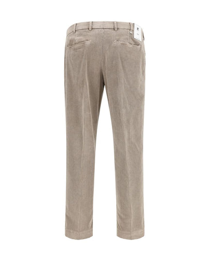 PT Torino Beige Cotton Pants