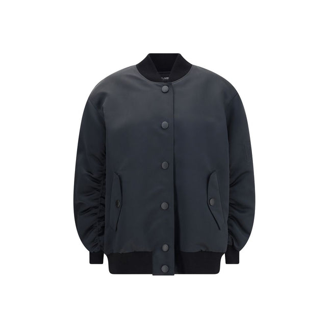 Dolce & Gabbana Black Polyester Bomber