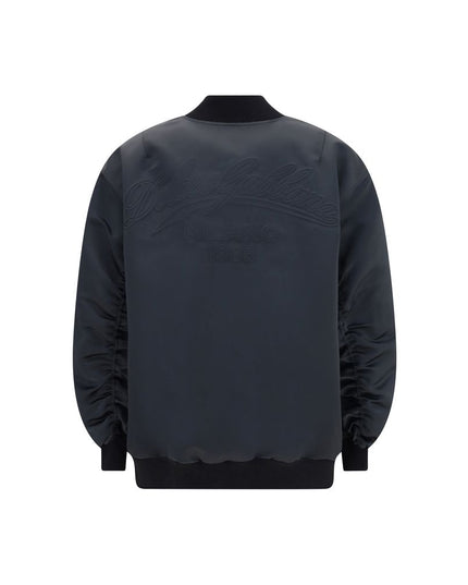 Dolce & Gabbana Black Polyester Bomber