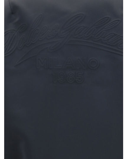 Dolce & Gabbana Black Polyester Bomber