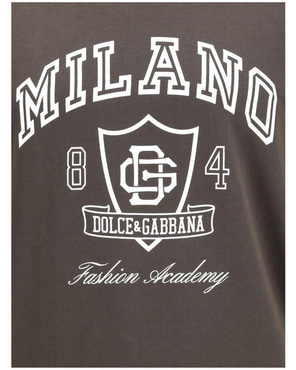 Dolce & Gabbana Brown Cotton Sweatshirt