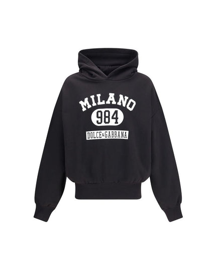 Dolce & Gabbana Black Cotton Sweatshirt