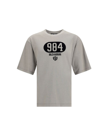 Dolce & Gabbana Brown Cotton T-Shirt