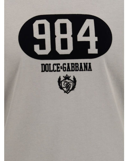 Dolce & Gabbana Brown Cotton T-Shirt