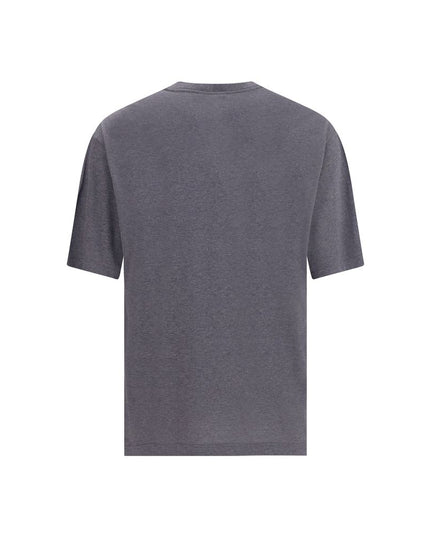 Dolce & Gabbana Gray Cotton T-Shirt