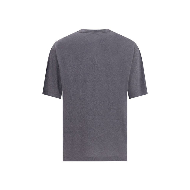 Dolce & Gabbana Gray Cotton T-Shirt