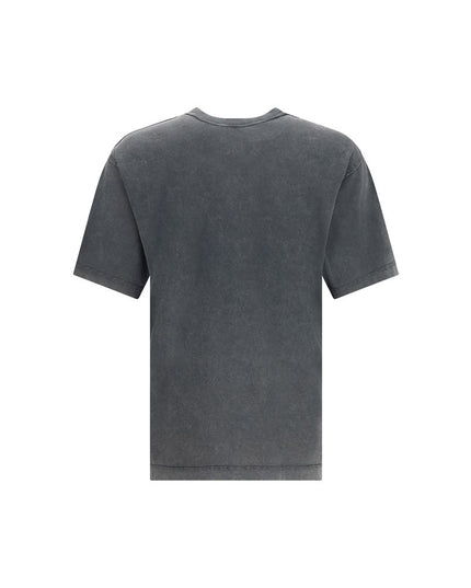 Dolce & Gabbana Gray Cotton T-Shirt