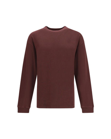 Dolce & Gabbana Bordeaux Cotton Sweatshirt