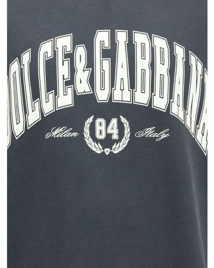 Dolce & Gabbana Gray Cotton T-Shirt