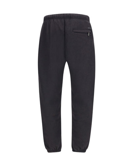 Dolce & Gabbana Black Cotton Joggers (Workout Pants)