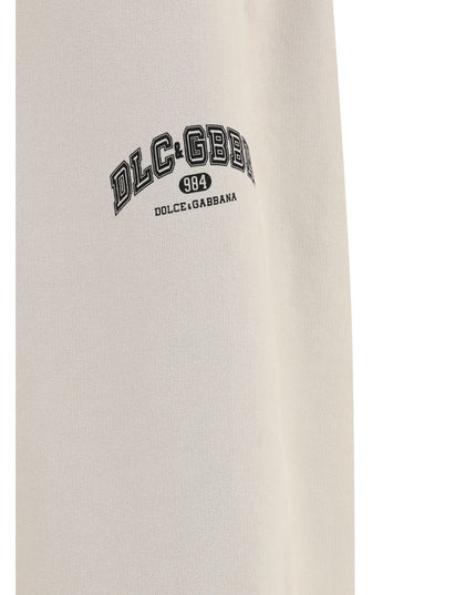 Dolce & Gabbana Beige Cotton Athletic Pants
