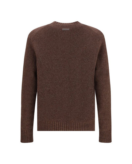 Dolce & Gabbana Brown Fleece Wool Sweatshirt