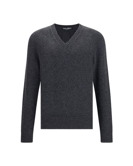 Dolce & Gabbana Gray Fleece Wool Sweatshirt