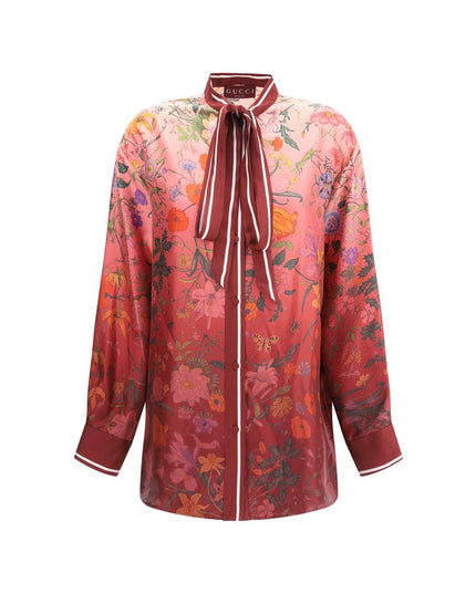 Gucci Multicolor Silk Pattern Shirt