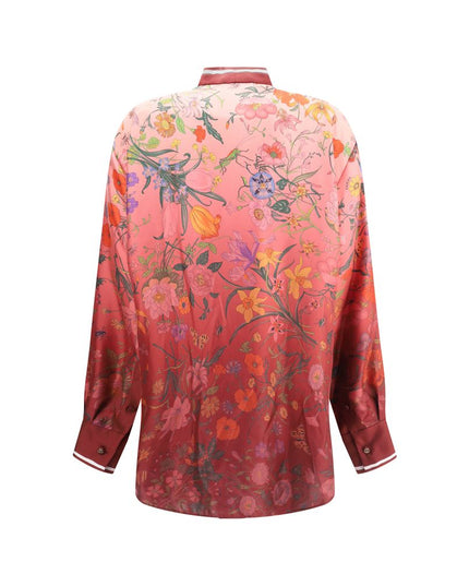 Gucci Multicolor Silk Pattern Shirt