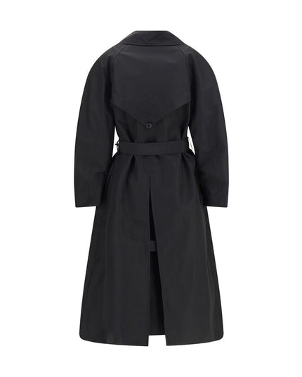 MONCLER x EDWARD ENNINFUL Black Polyester Coat