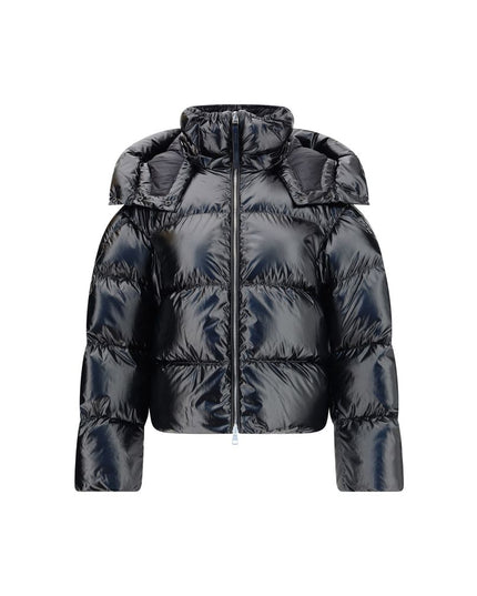 MONCLER x EDWARD ENNINFUL Black Polyamide Full-Length Jacket