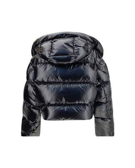 MONCLER x EDWARD ENNINFUL Black Polyamide Full-Length Jacket