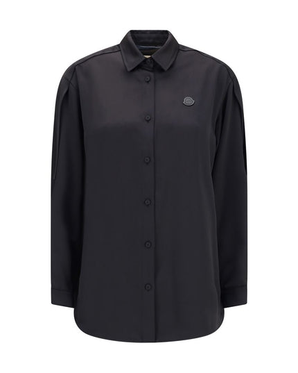 MONCLER x EDWARD ENNINFUL Black Polyester Dress Shirt