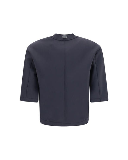 MONCLER x EDWARD ENNINFUL Black Polyester T-Shirt