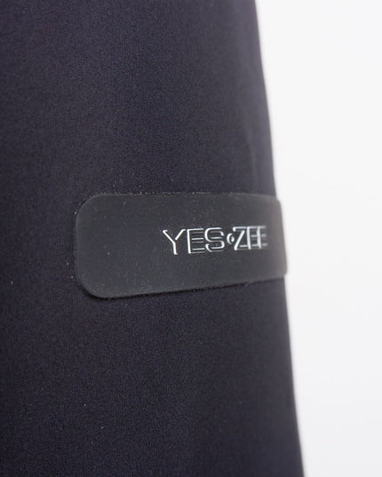 Yes Zee Blue Nylon Jackets & Coat