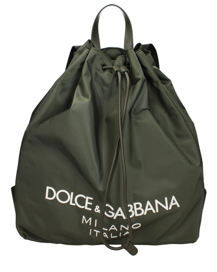 Dolce & Gabbana Green Nylon Backpack