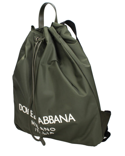Dolce & Gabbana Green Nylon Backpack