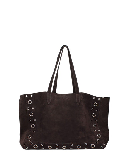 Valentino Garavani Brown Leather Shoulder Bag