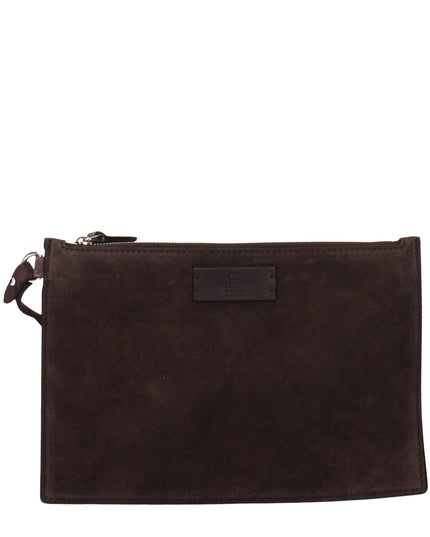 Valentino Garavani Brown Leather Shoulder Bag