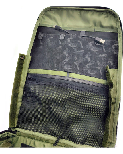 Piquadro Black Leather Backpack