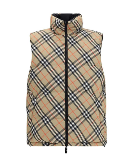 Burberry Black Polyester Sleveless Jacket