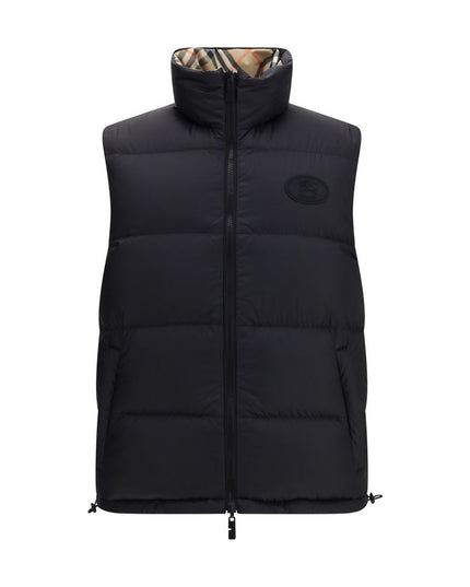 Burberry Black Polyester Sleveless Jacket