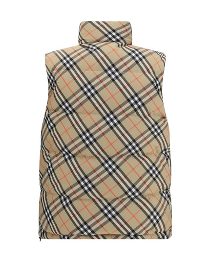 Burberry Black Polyester Sleveless Jacket