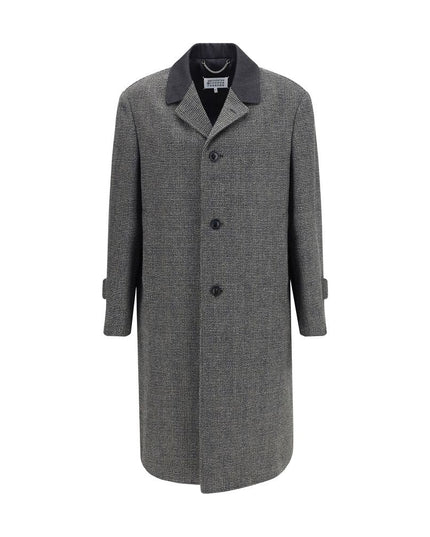 Margiela Gray Fleece Wool Coat