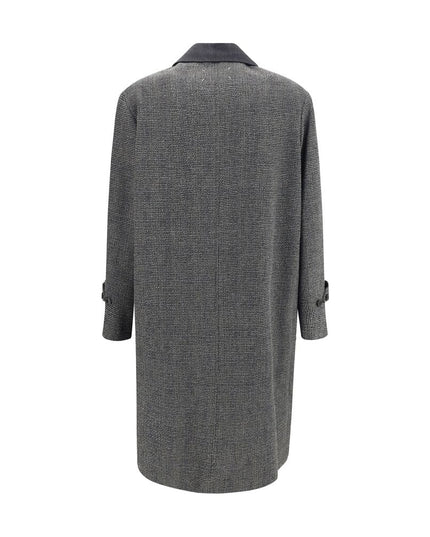 Margiela Gray Fleece Wool Coat