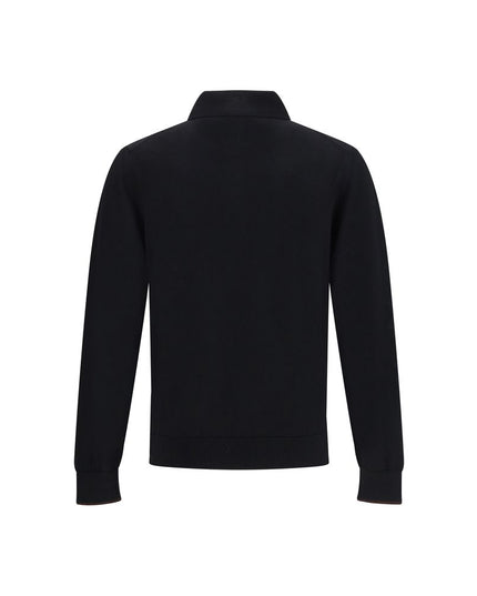 Cruna Black Wool Sweatshirt