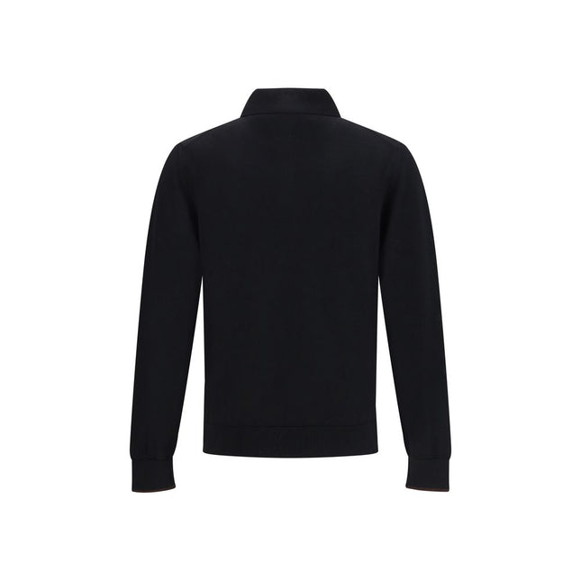Cruna Black Wool Sweatshirt