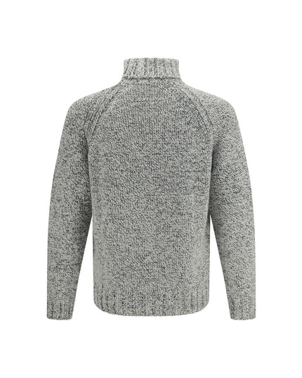 ZEGNA White Cashmere Turtleneck