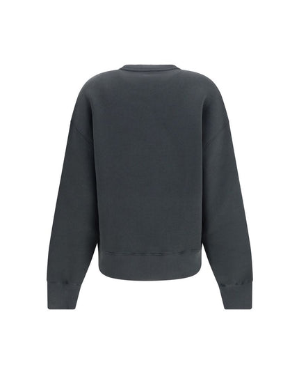 Ami Paris Gray Cotton Sweatshirt