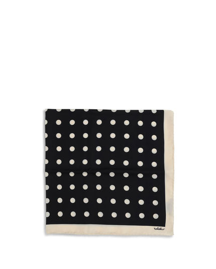 Valentino Garavani Black Silk Scarf