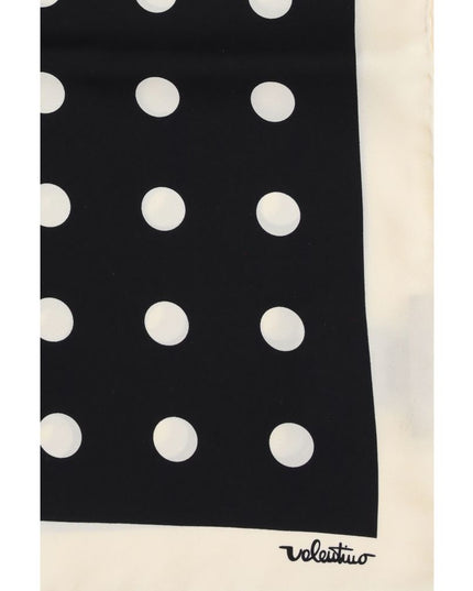 Valentino Garavani Black Silk Scarf