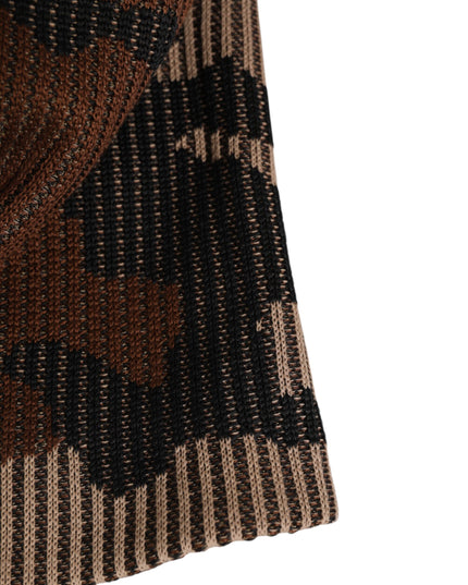 Dolce & Gabbana Multicolor Camouflage Balaclava Mask Men Cap One Size Hat