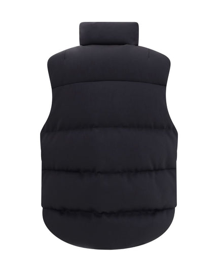 MONCLER x EDWARD ENNINFUL Black Polyamide Sleveless Jacket