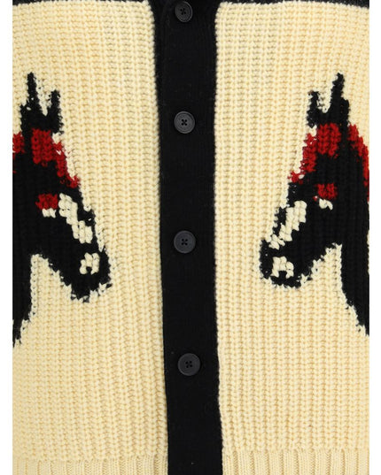 Guest in Residence Cream Wool Cardigan