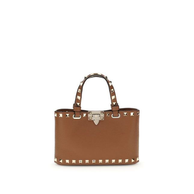 Valentino Garavani Brown Leather Shoulder Bag