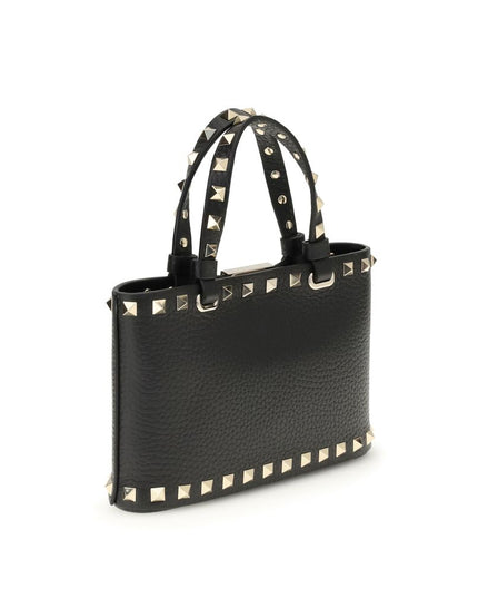 Valentino Garavani Black Leather Shoulder Bag