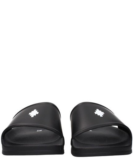 Marcelo Burlon Black Cotton Slippers